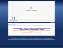 Tablet Screenshot of motelmediterraneo.com